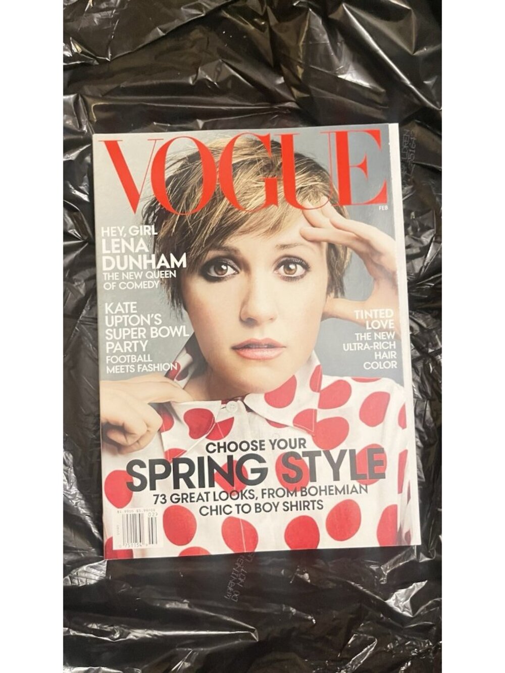 Vogue Magazine February 2014 Hey, Girl - Lena Dunham
